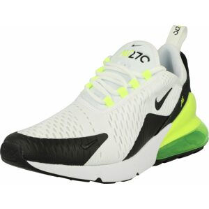 Tenisky 'AIR MAX 270' Nike Sportswear svítivě zelená / černá / bílá