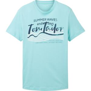 Tričko Tom Tailor námořnická modř / tyrkysová / bílá