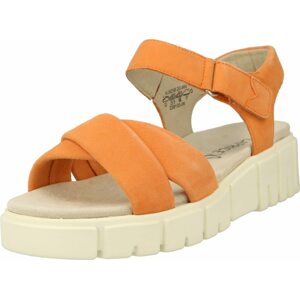 Sandály Caprice oranžová