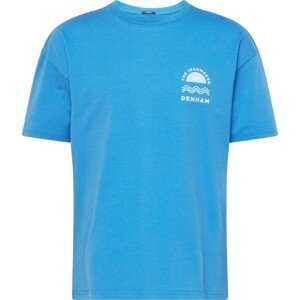 Tričko Denham nebeská modř / pastelová modrá / bílá