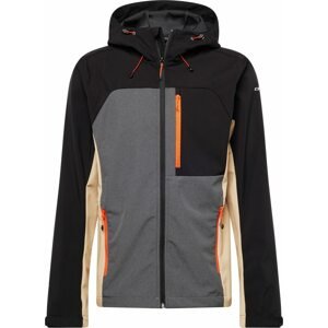 Outdoorová bunda 'BROOKER' icepeak tmavě šedá / oranžová / broskvová / černá