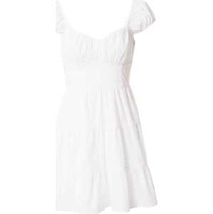 Letní šaty Hollister bílá