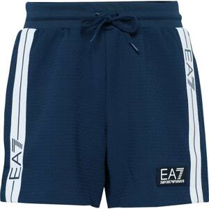 Sportovní kalhoty EA7 Emporio Armani námořnická modř / offwhite