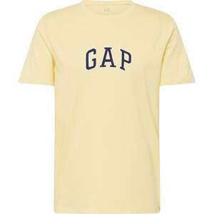 Tričko GAP marine modrá / pastelově žlutá