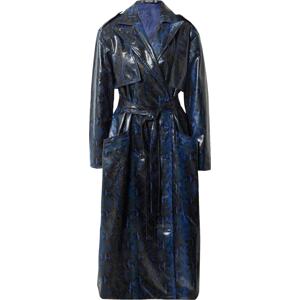 Přechodný kabát Nasty Gal kobaltová modř / černá
