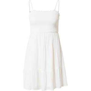 Letní šaty Hollister bílá