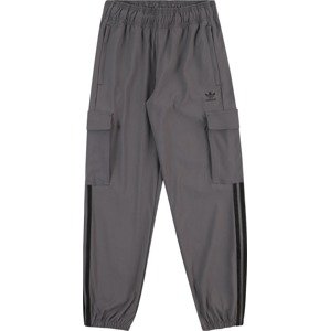 Kalhoty 'Adicolor ' adidas Originals tmavě šedá / černá