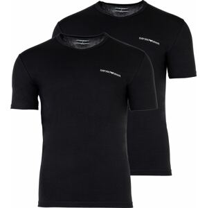 Tričko Emporio Armani černá / bílá