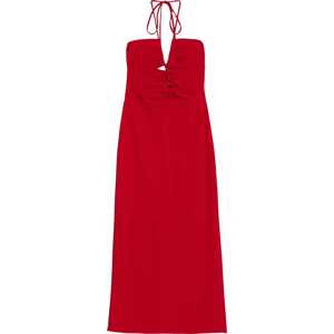 Letní šaty Bershka červená
