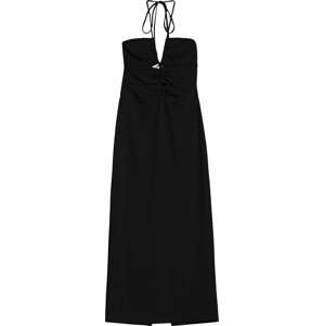 Letní šaty Bershka černá