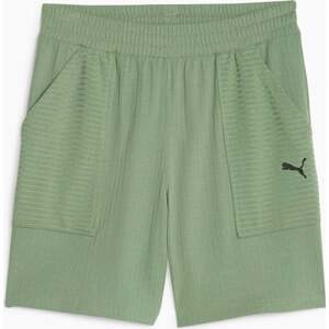 Sportovní kalhoty Puma pastelově zelená / černá