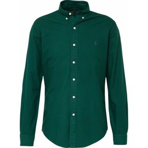 Košile Polo Ralph Lauren modrá / tmavě zelená