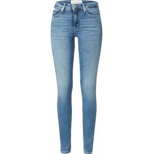 Džíny Calvin Klein Jeans modrá džínovina / černá / bílá