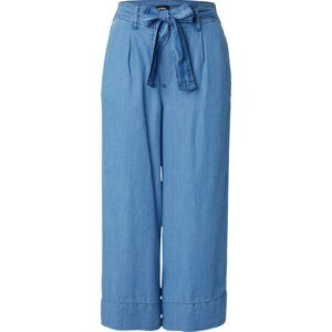 Kalhoty se sklady v pase Tally Weijl modrá