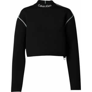 Funkční tričko Calvin Klein Sport černá / bílá