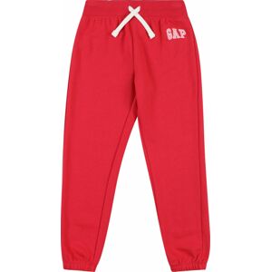 Kalhoty GAP červená / bílá