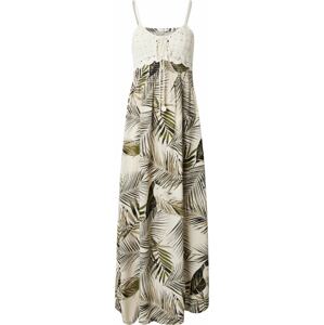 Letní šaty 'Kaja' Hailys béžová / olivová / černá