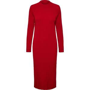 Úpletové šaty 'ELONI' Y.A.S ohnivá červená
