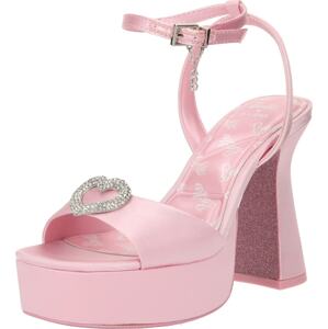 Páskové sandály 'BARBIE' ALDO růžová / stříbrná