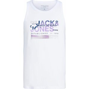Tričko 'WATER' jack & jones námořnická modř / fialová / bílá