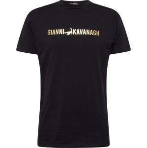 Tričko 'DRIFT' Gianni Kavanagh zlatá / černá