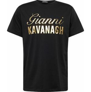 Tričko Gianni Kavanagh zlatá / černá