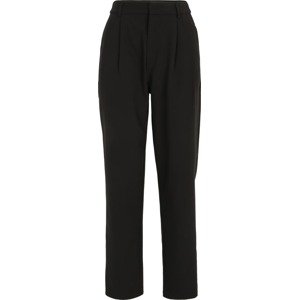 Kalhoty se sklady v pase 'RONJA' OBJECT Tall černá