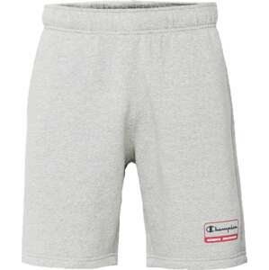 Kalhoty Champion Authentic Athletic Apparel šedý melír / červená / bílá