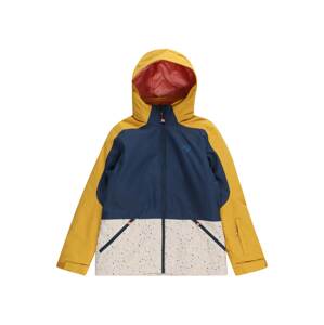 ZIENER Sportovní bunda 'AMELY' světle béžová / námořnická modř / zlatá / růžová