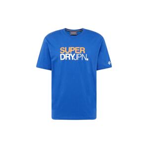 Superdry Tričko modrá / oranžová / bílá
