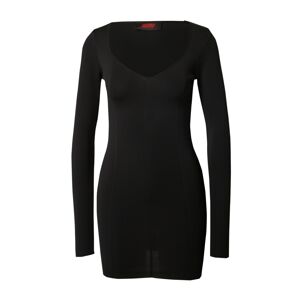 Misspap Úpletové šaty černá