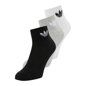 ADIDAS ORIGINALS Ponožky  šedý melír / černá / bílá