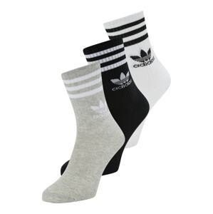 ADIDAS ORIGINALS Ponožky  šedá / černá / bílá