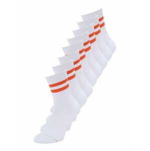 CHEERIO* Ponožky limetková / oranžová / bílá