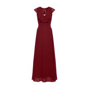 TFNC Společenské šaty 'BINA MAXI' burgundská červeň