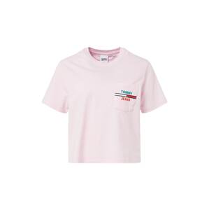 Tommy Jeans Tričko  světle růžová