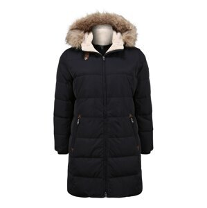 Lauren Ralph Lauren Plus Zimní kabát krémová / světle béžová / noční modrá / karamelová
