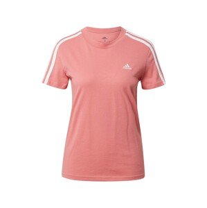 ADIDAS PERFORMANCE Funkční tričko 'Essentials'  růžová / bílá