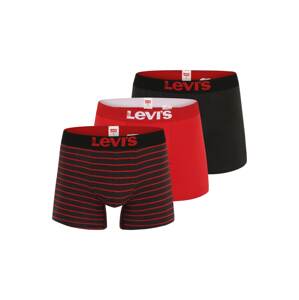 LEVI'S Boxerky červená / černá / bílá