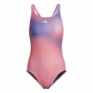 ADIDAS SPORTSWEAR Sportovní plavky  fialová / světle červená / bílá