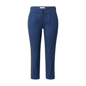 BRAX Kalhoty se sklady v pase 'Maron' modrá