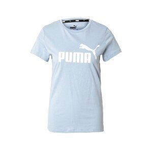 PUMA Funkční tričko  světlemodrá / bílá