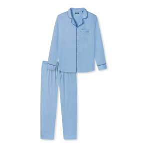 SCHIESSER Pyžamo dlouhé 'Selected Premium Inspiration' modrá / světlemodrá