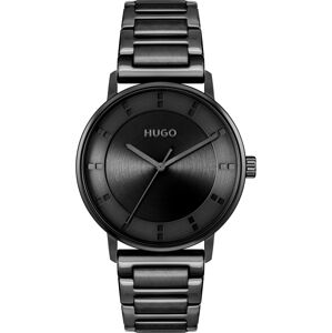 HUGO Analogové hodinky  černá