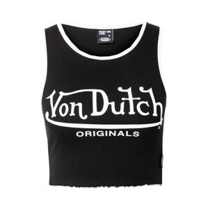 Von Dutch Originals Top 'ASHLEY' černá / bílá