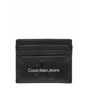 Calvin Klein Jeans Pouzdro  černá / bílá