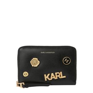 Karl Lagerfeld Peněženka  zlatá / černá