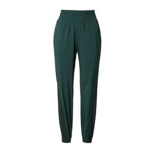 ADIDAS PERFORMANCE Sportovní kalhoty  tmavě zelená / černá