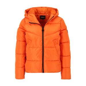 ONLY Zimní bunda 'AMANDA' oranžová / černá
