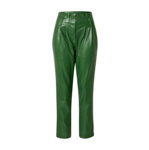 MEXX Kalhoty se sklady v pase trávově zelená